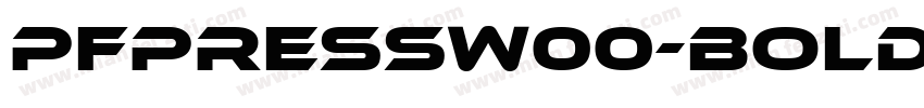 PFPressW00-Bold Regu字体转换